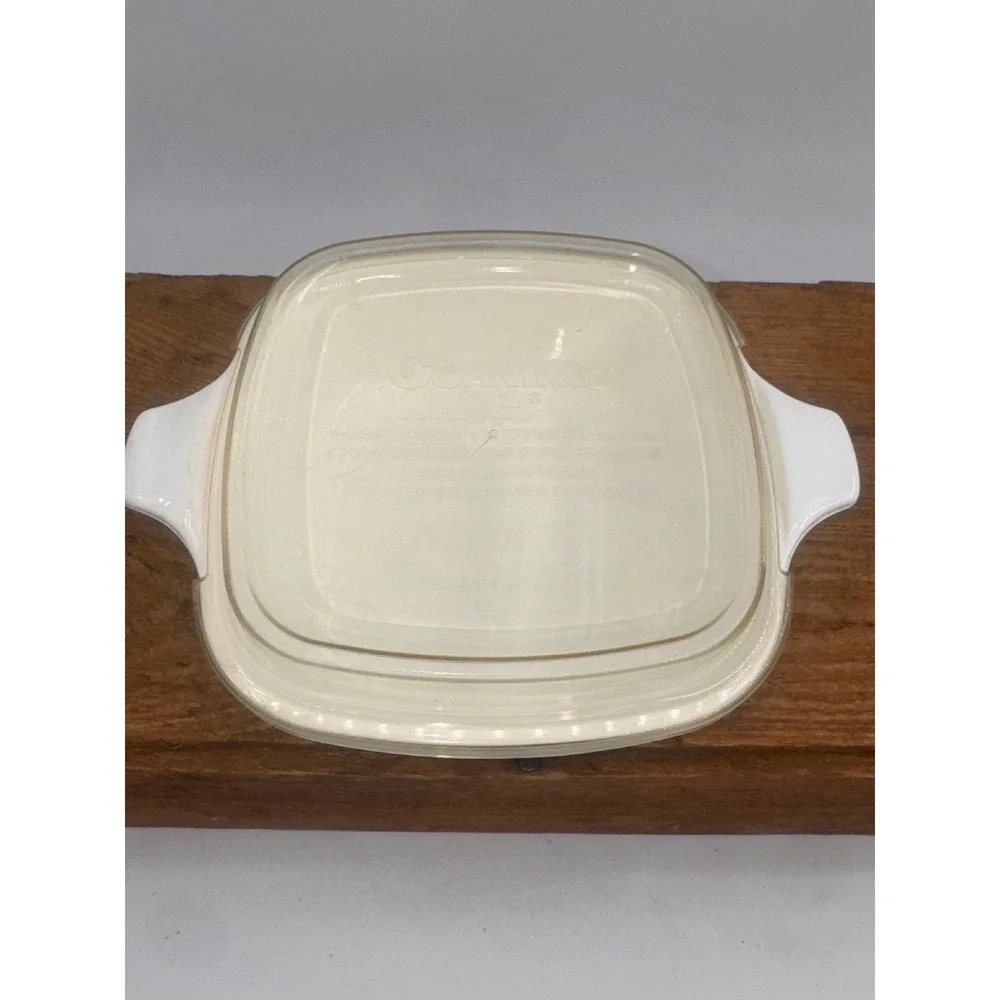 Vintage Corning Ware Blue Cornflower P-41 Petite Pan with Plastic Storage Lid